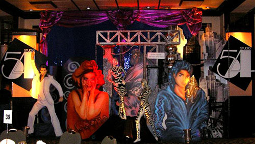 Décor tématique disco studio 54 1111